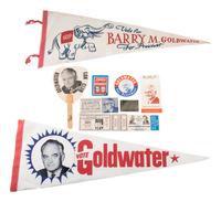 [POLITICS]. Massive group of campaign and presidential ephemera, 2nd half of the 20th century.