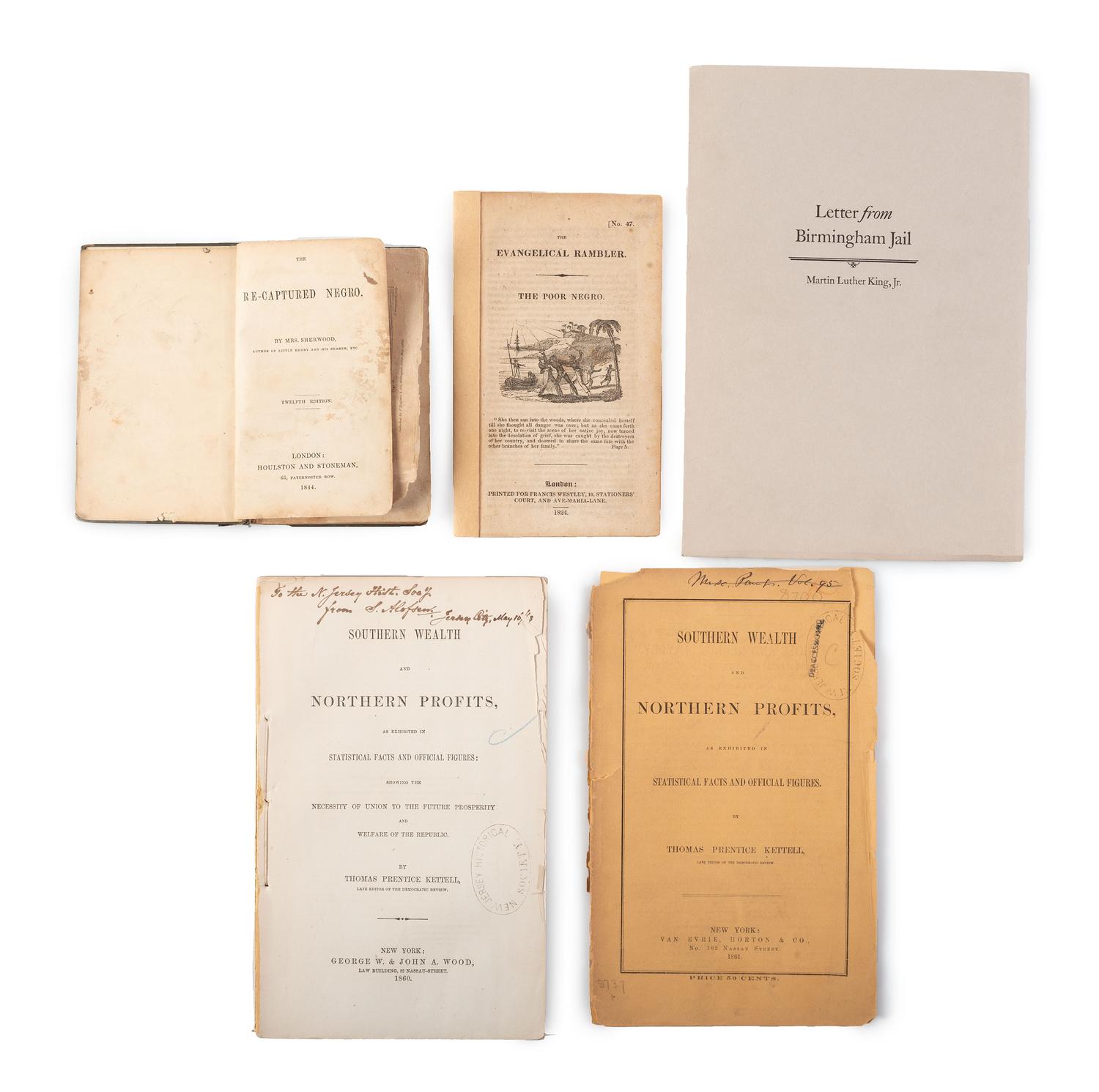 [SLAVERY & ABOLITION]. A group of pamphlets related to abolition and civil rights, comprising: