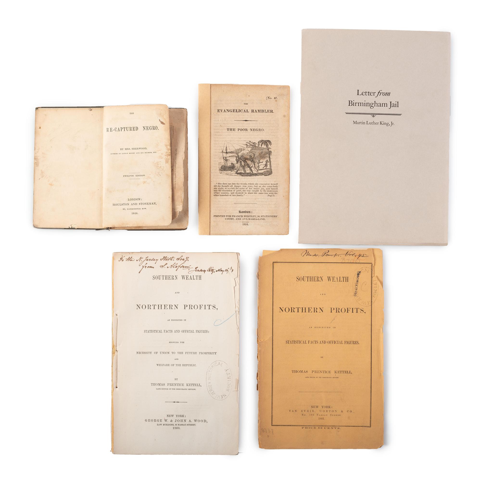 [SLAVERY & ABOLITION]. A group of pamphlets related to abolition and civil rights, comprising:
