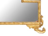 A Louis XVI Style Giltwood Overmantel Mirror