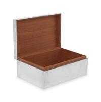 A Cartier Silver Presentation Humidor