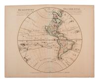 [MAPS]. A group of 8, incl. 5 maps of North America, one of the western hemisphere, & 2 engravings.
