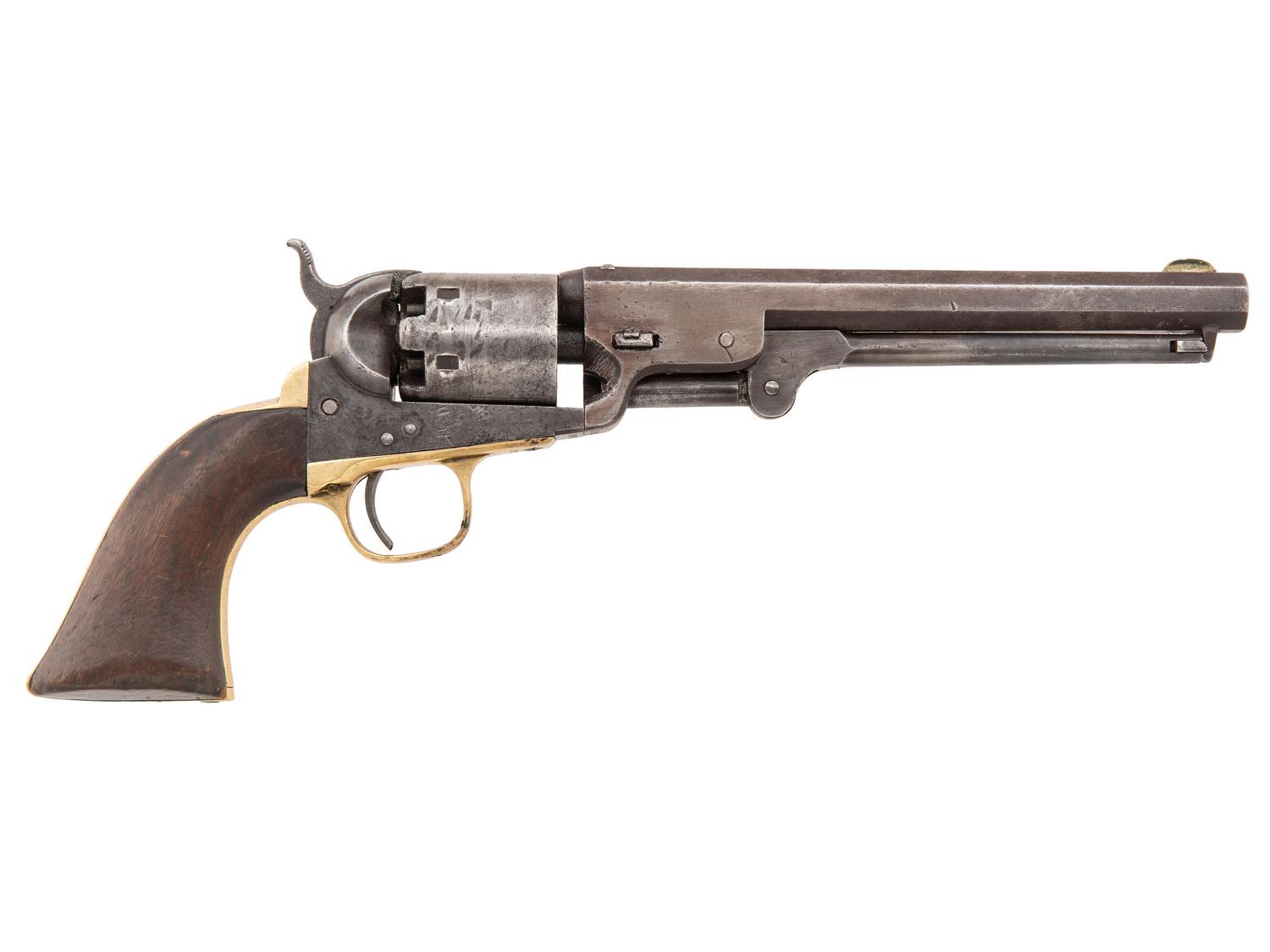 Colt Model 1851 Navy Revolver with Reproduction Holster