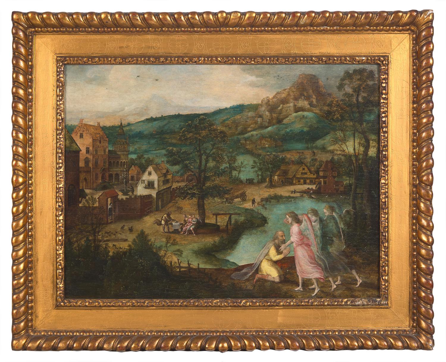 Landscape with Abraham and the Three Angels , 1541