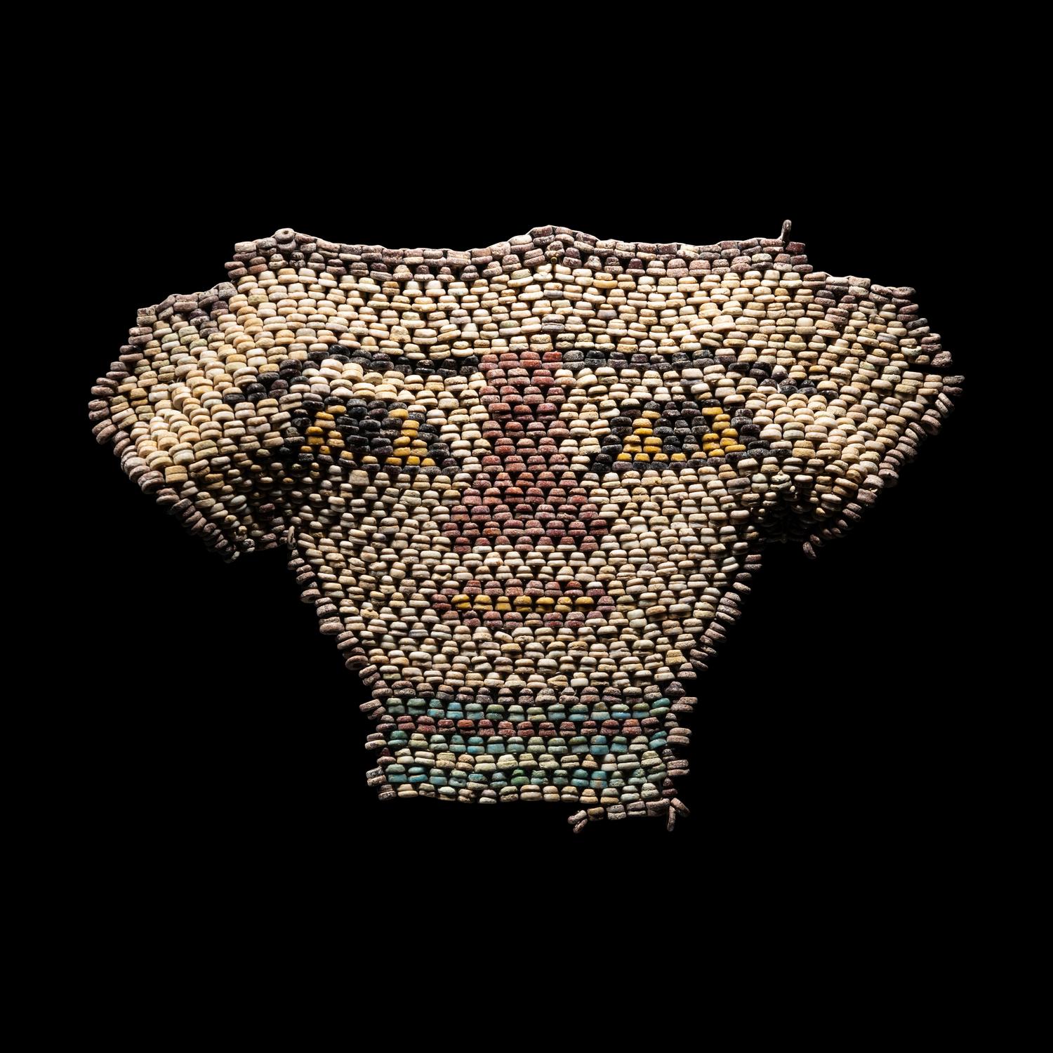 Two Egyptian Bead Masks
