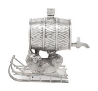 A Silver-Plate Beverage Dispernser
