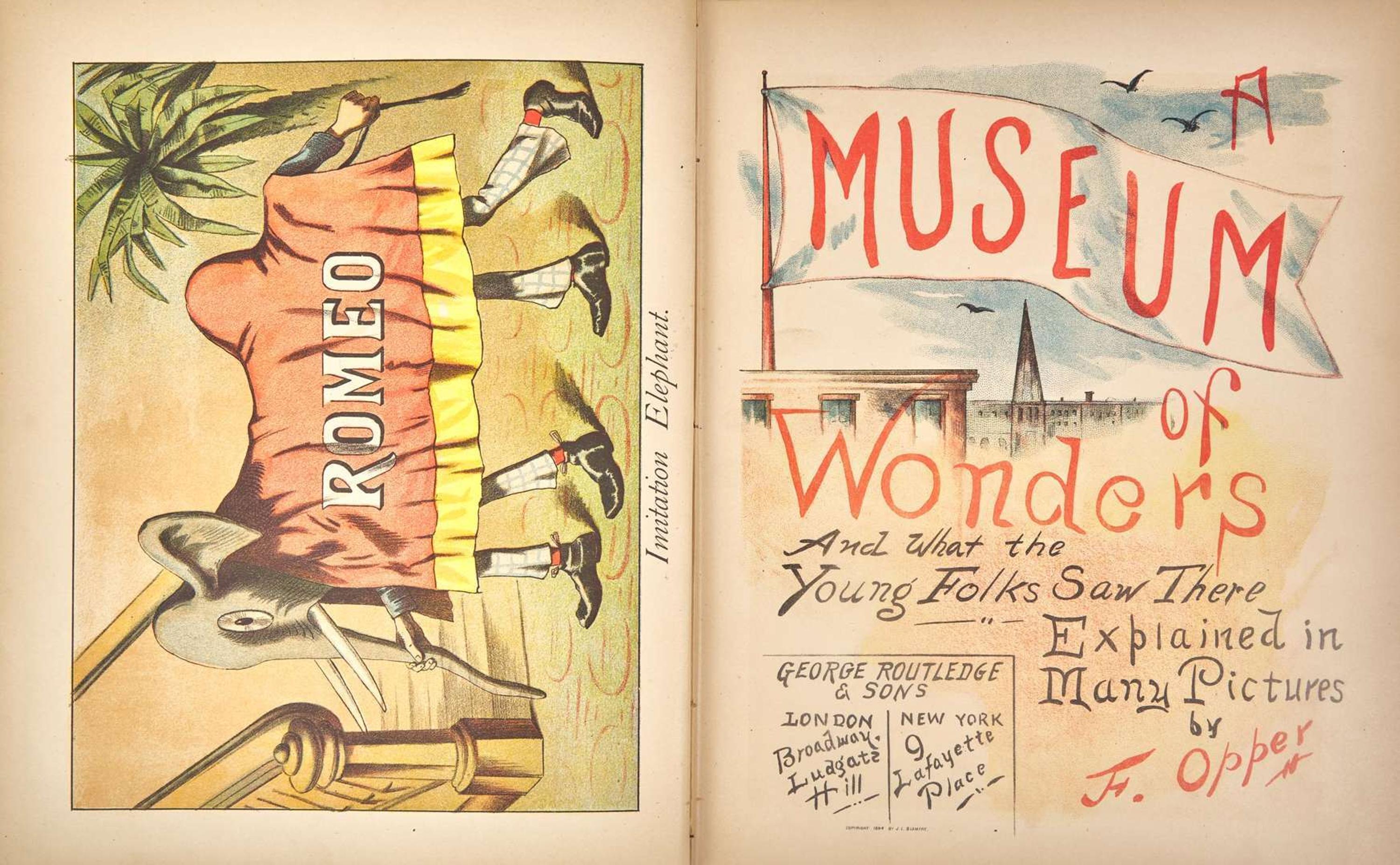 [Children's & Illustrated] Opper, F(rederick Burr).: A Museum of Wonders...