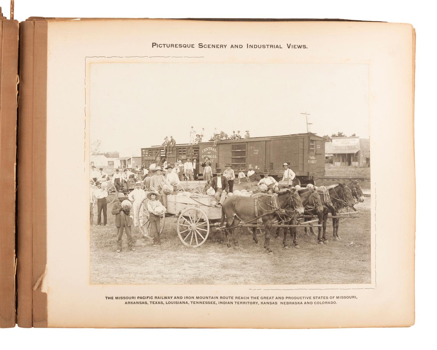 [EARLY PHOTO] Picturesque Scenery and Industrial Views of Missouri Pacific RY and Iron Mountain Rte