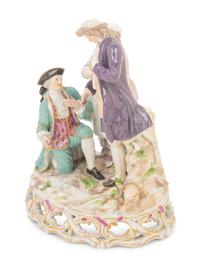 A Meissen Porcelain Figural Group of Laurette
