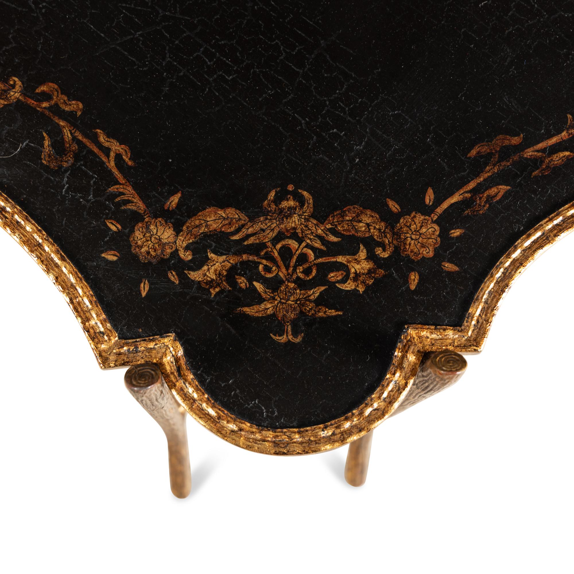 A Dennis & Leen Chinoiserie Decorated Low Table