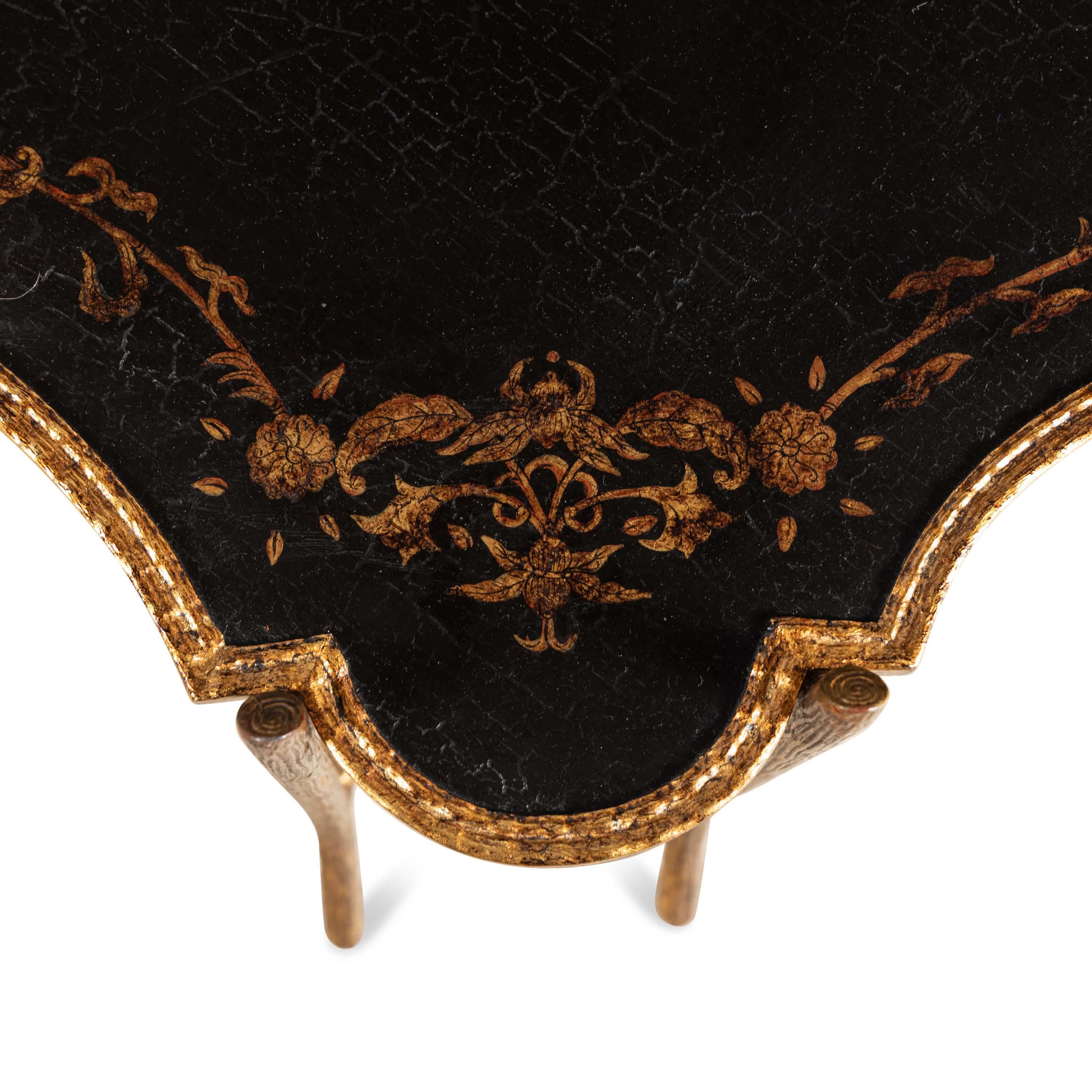 A Dennis & Leen Chinoiserie Decorated Low Table