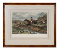 Lithograph After a Hand-Colored Engraving by W. Shayer (British, 1811-1891)