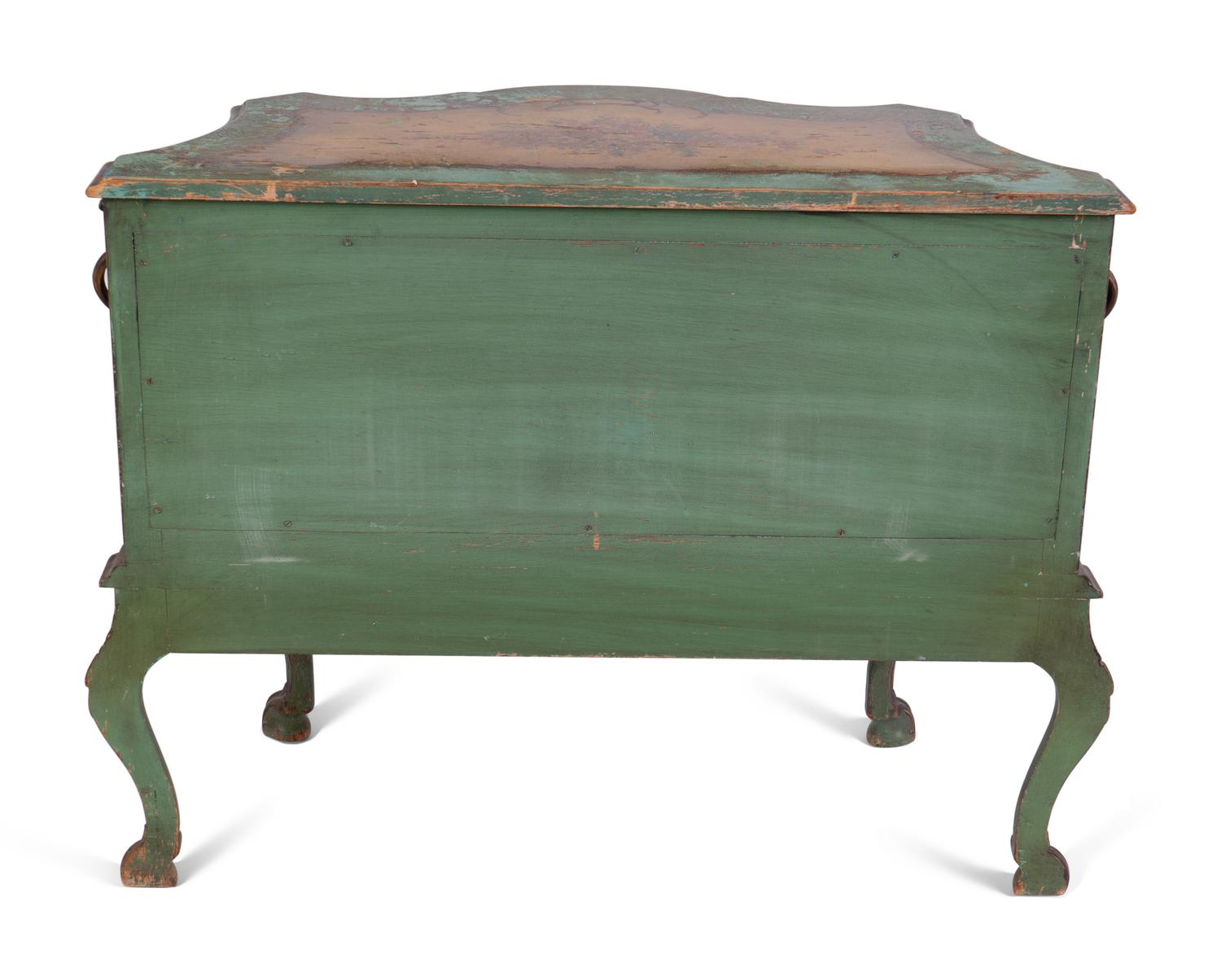 Two Pieces of Venetian Style Painted Furniture — 20TH CENTURY
