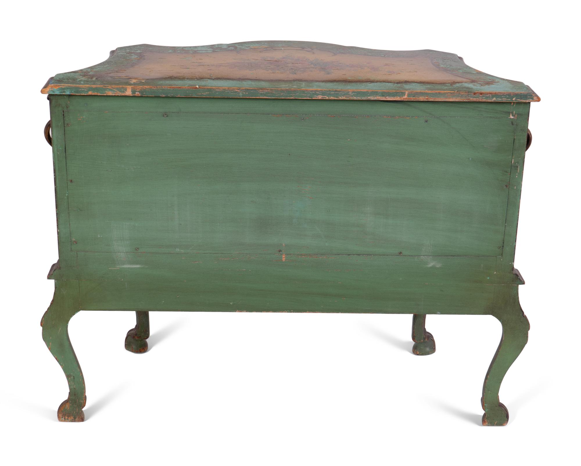 Two Pieces of Venetian Style Painted Furniture — 20TH CENTURY