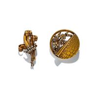 VICTORIAN, TWO YELLOW GOLD AND SEED PEARL BROOCHES