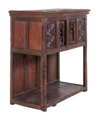 A Gothic Revival Oak Court Cupboard