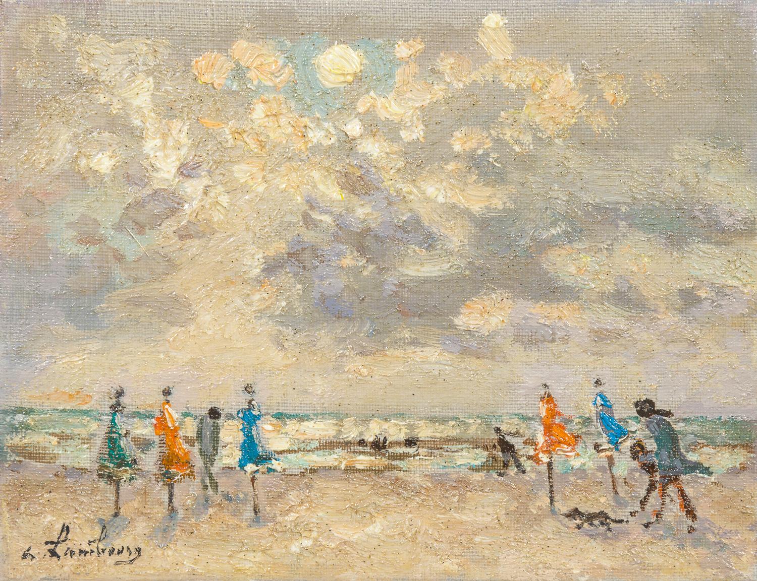 Marée basse à Trouville