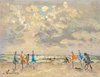 Marée basse à Trouville