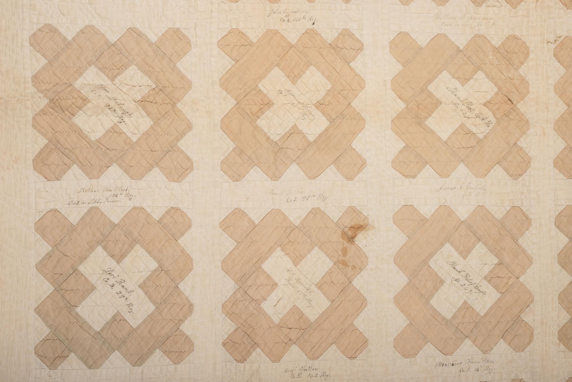 GAR Rank Post 534 quilt, Gnadenhutten, Tuscarawas County, Ohio.