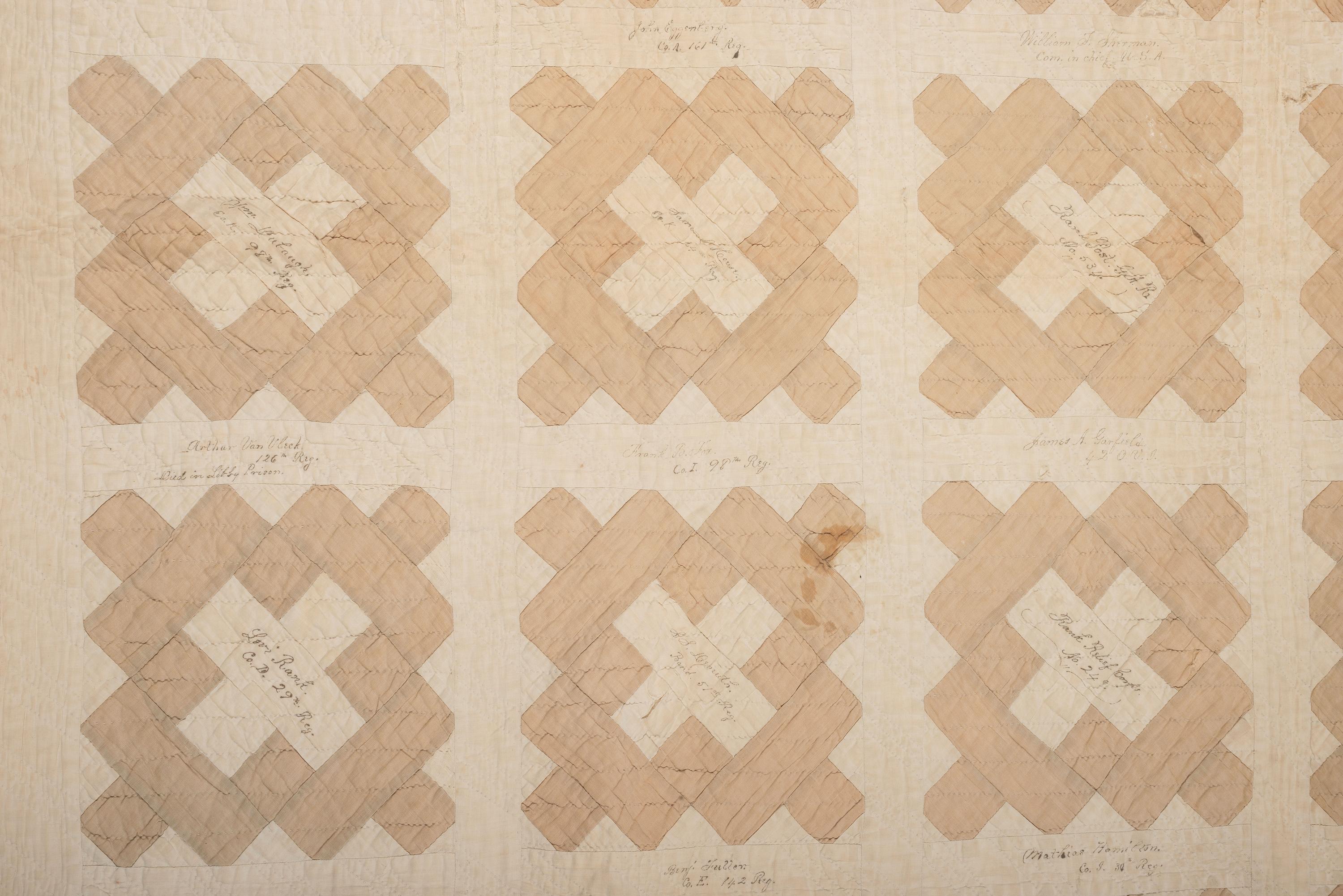GAR Rank Post 534 quilt, Gnadenhutten, Tuscarawas County, Ohio.
