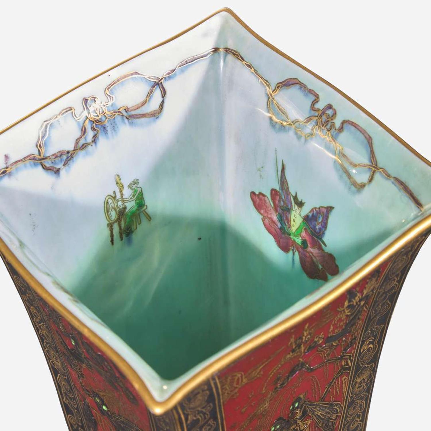 A Wedgwood Fairyland Lustre "Firbolgs" Vase UK, circa 1925