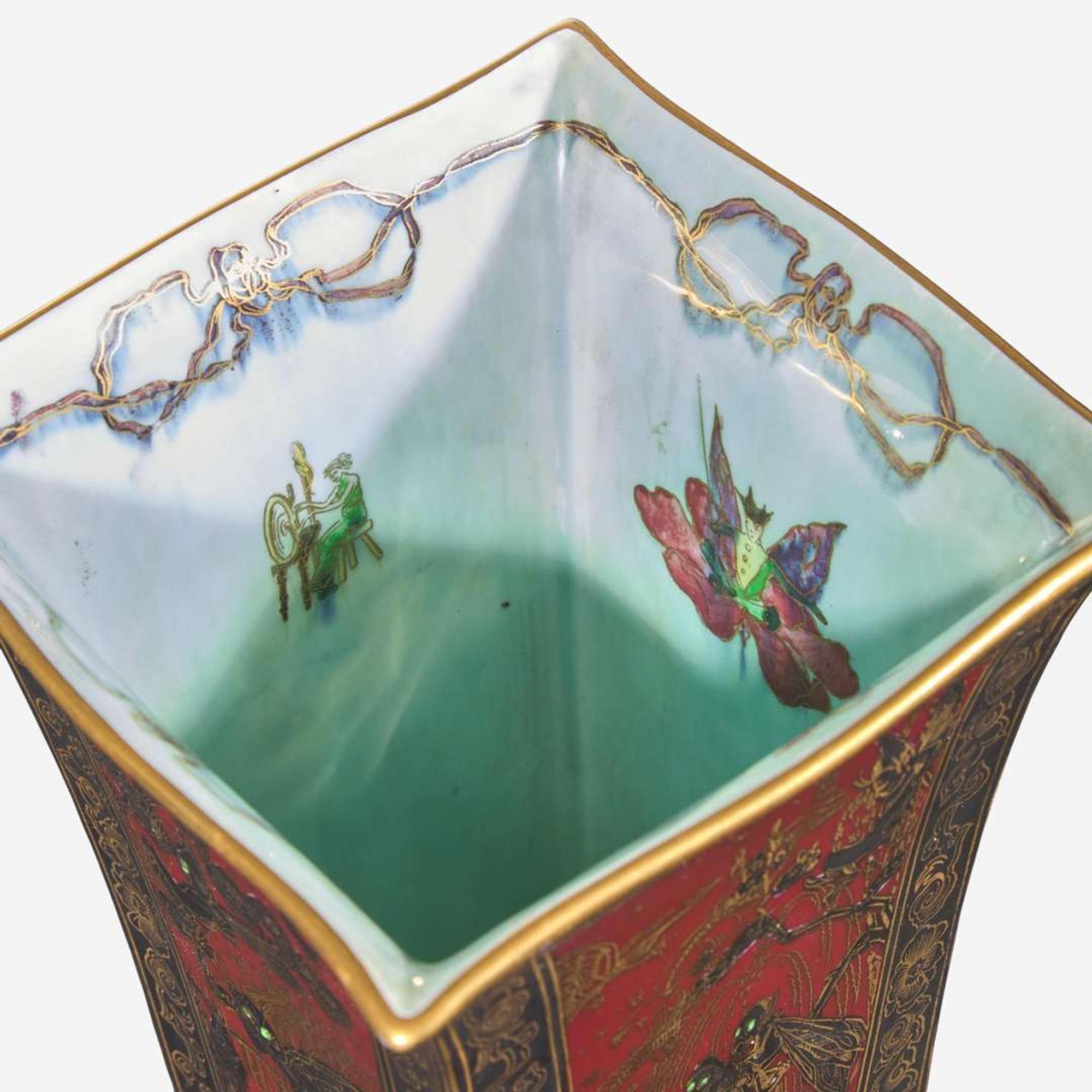 A Wedgwood Fairyland Lustre "Firbolgs" Vase UK, circa 1925