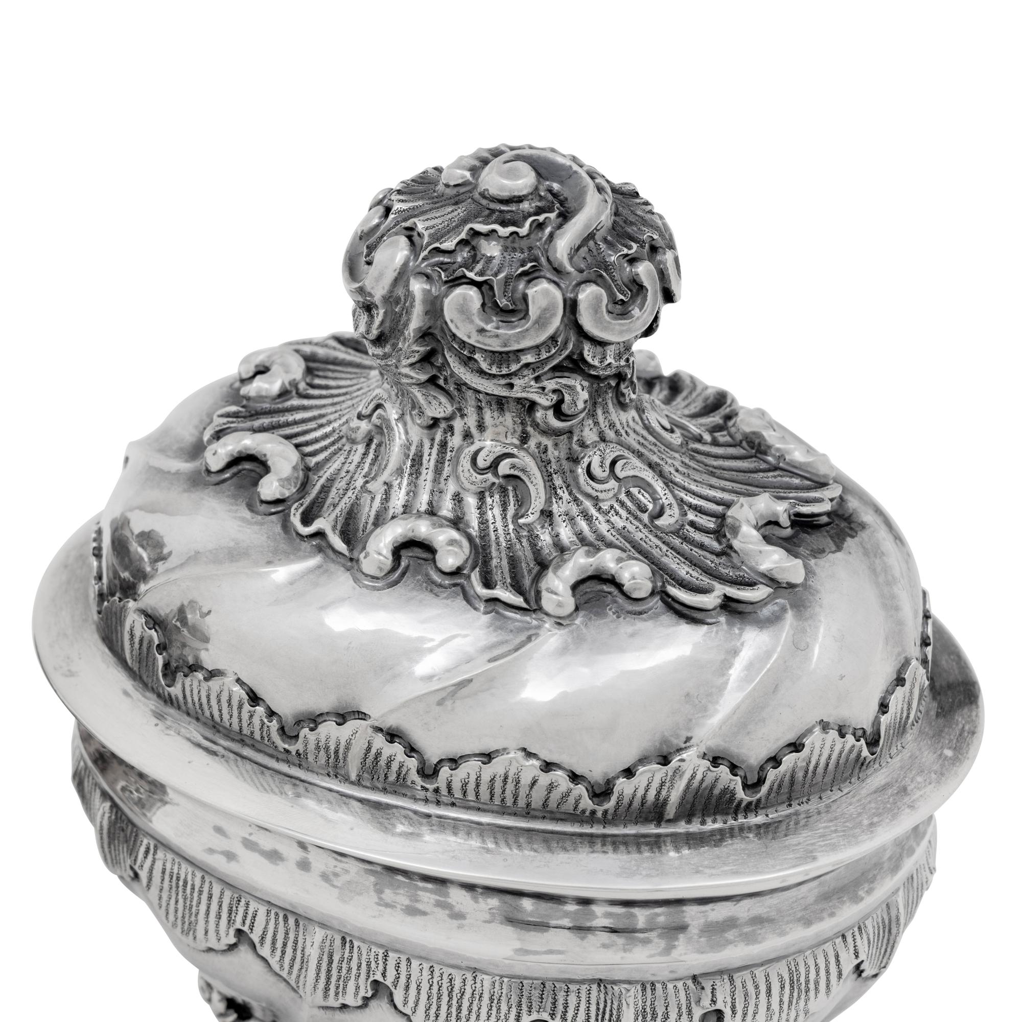 A Pair of Buccellati Silver Table Boxes