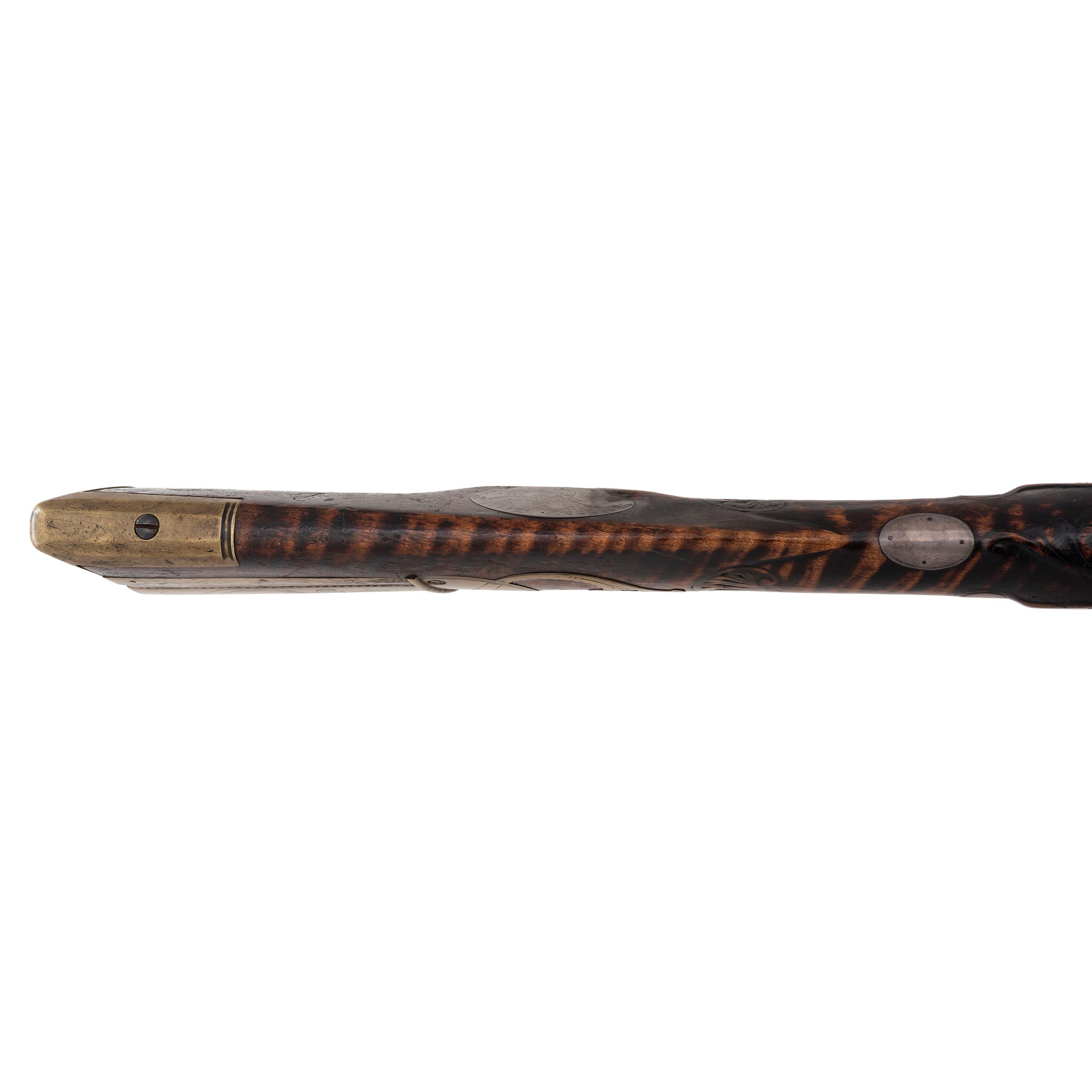 Relief Carved Percussion Altered Longrifle by Abraham Schweitzer