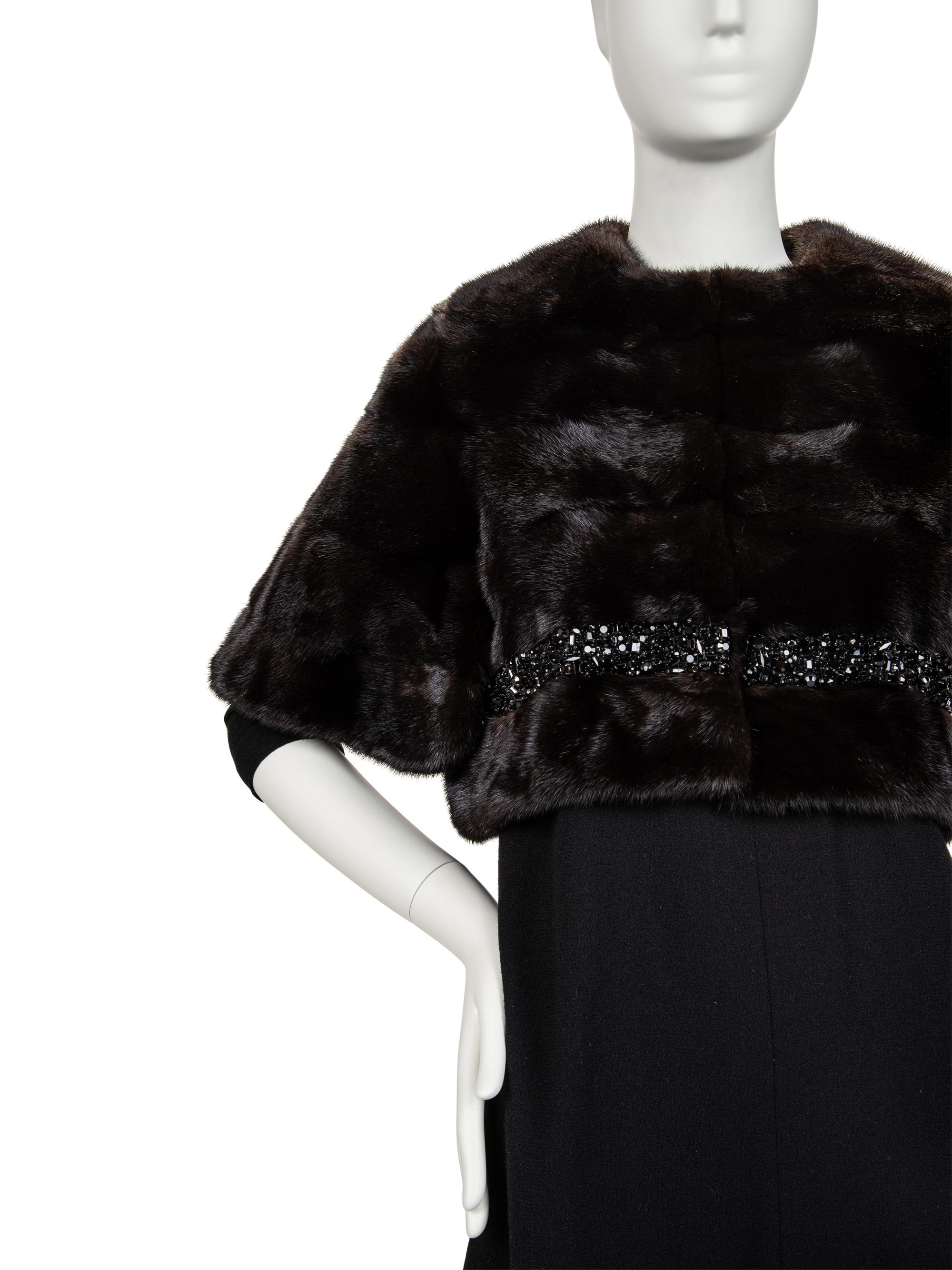 Two Fur Jackets and Two Stoles, Including Judith Leiber and Badgley Mischka