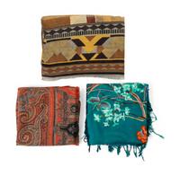 Three Designer Scarves: One Dries Van Noten, Two Etro