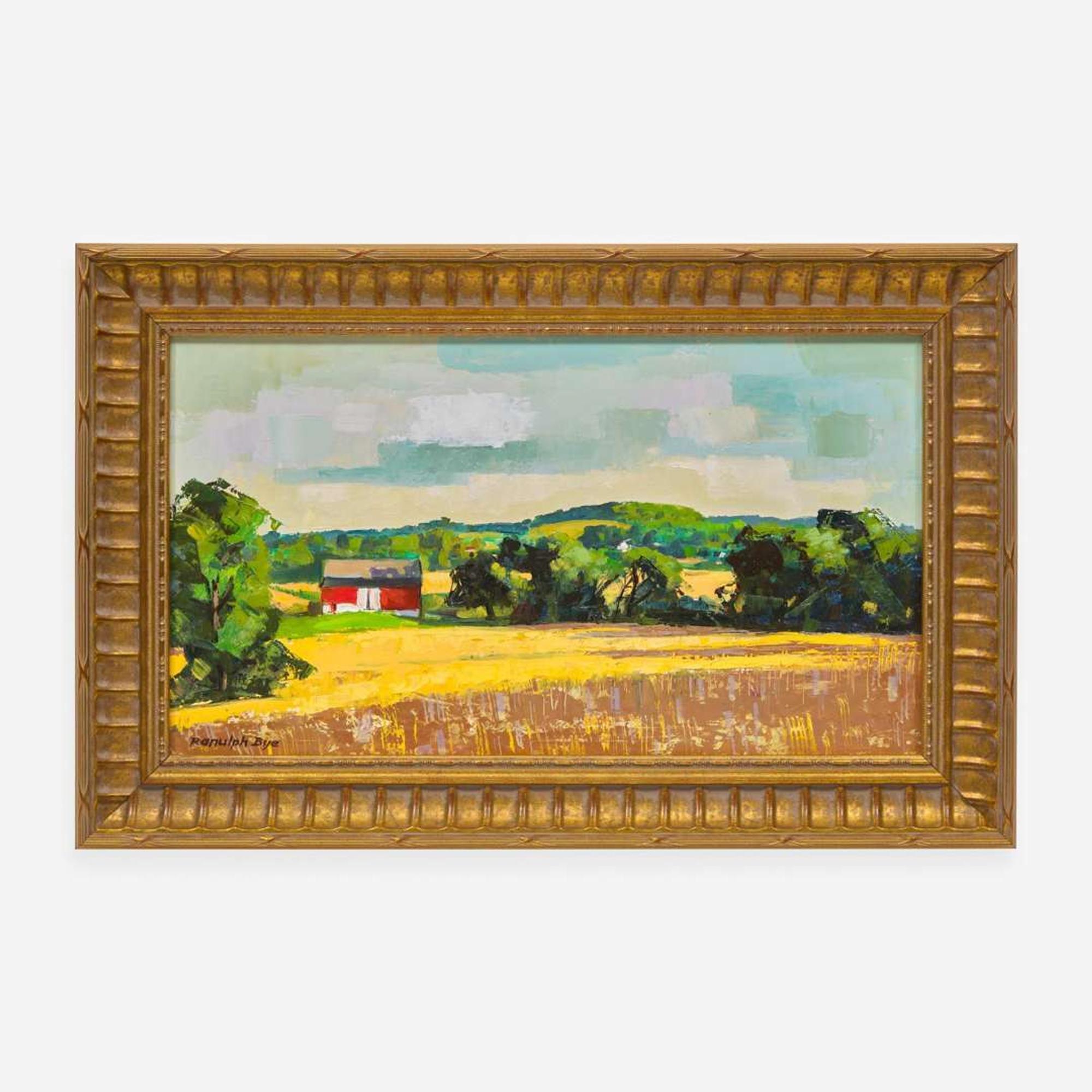 Ranulph Bye (American, 1916-2003) Evening Wheatfield