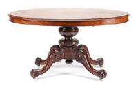 A William IV Marquetry Breakfast Table Height 30 x width 53 x depth 41 inches. — SECOND QUARTER 19TH CENTURY