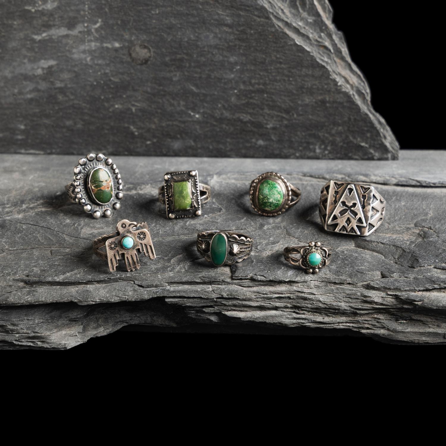 Navajo Silver Curio Rings