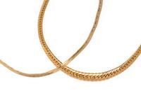 COLLECTION OF YELLOW GOLD NECKLACES