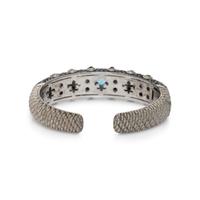JUDITH RIPKA, MULTIGEM CUFF BRACELET