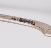 Three Russian Niello Silver Spoons