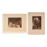 Edward Curtis (American, 1868-1952) — Photogravures of Piegan and Blackfoot Subjects Lot of 8