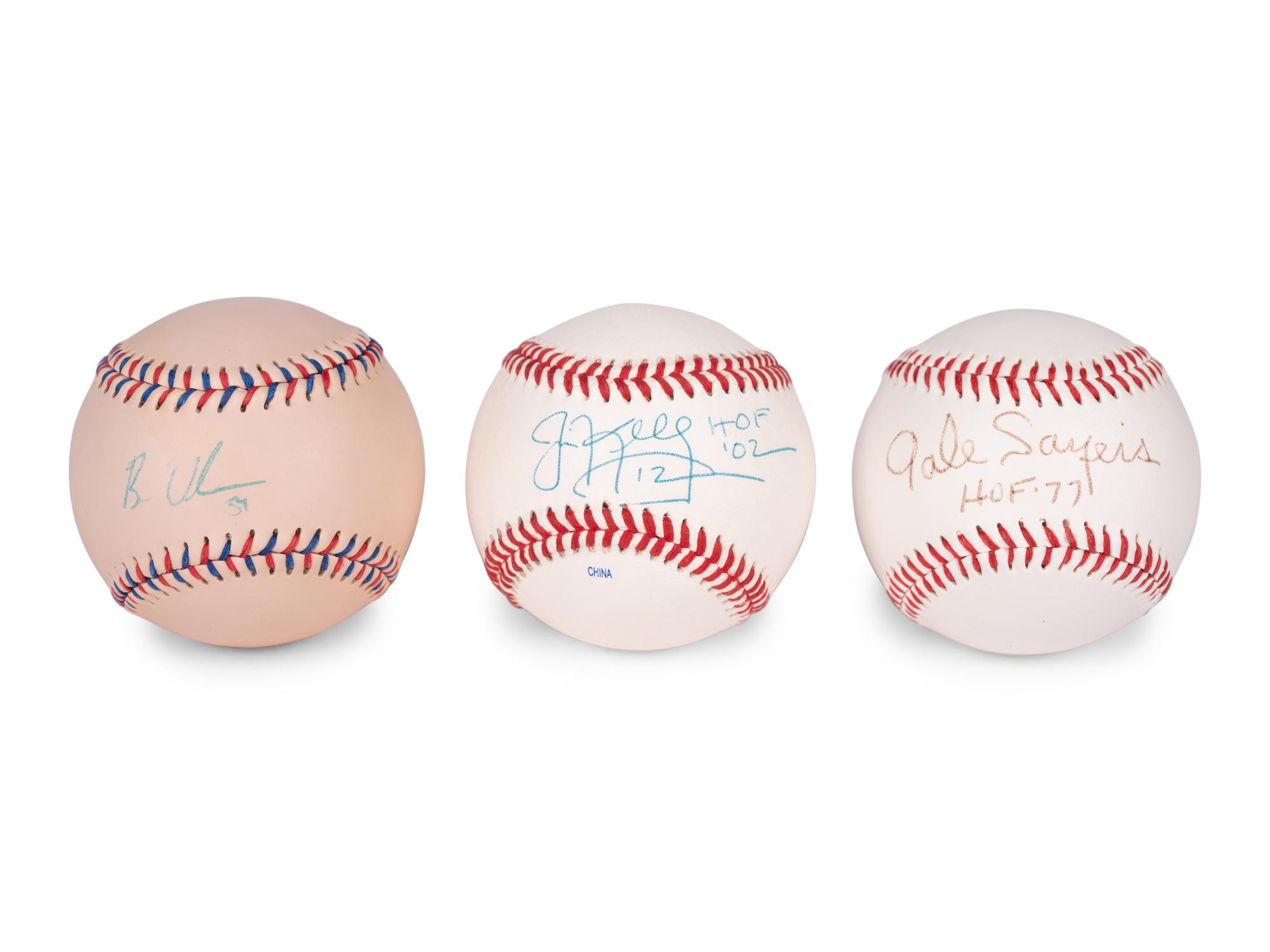 A Group of 12 Pro Football Hall of Fame Signed Autograph Baseballs (Beckett Authentication Services BAS Certified),