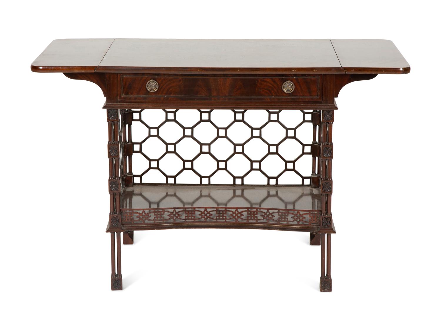 A Regency Mahogany Drop Leaf Table