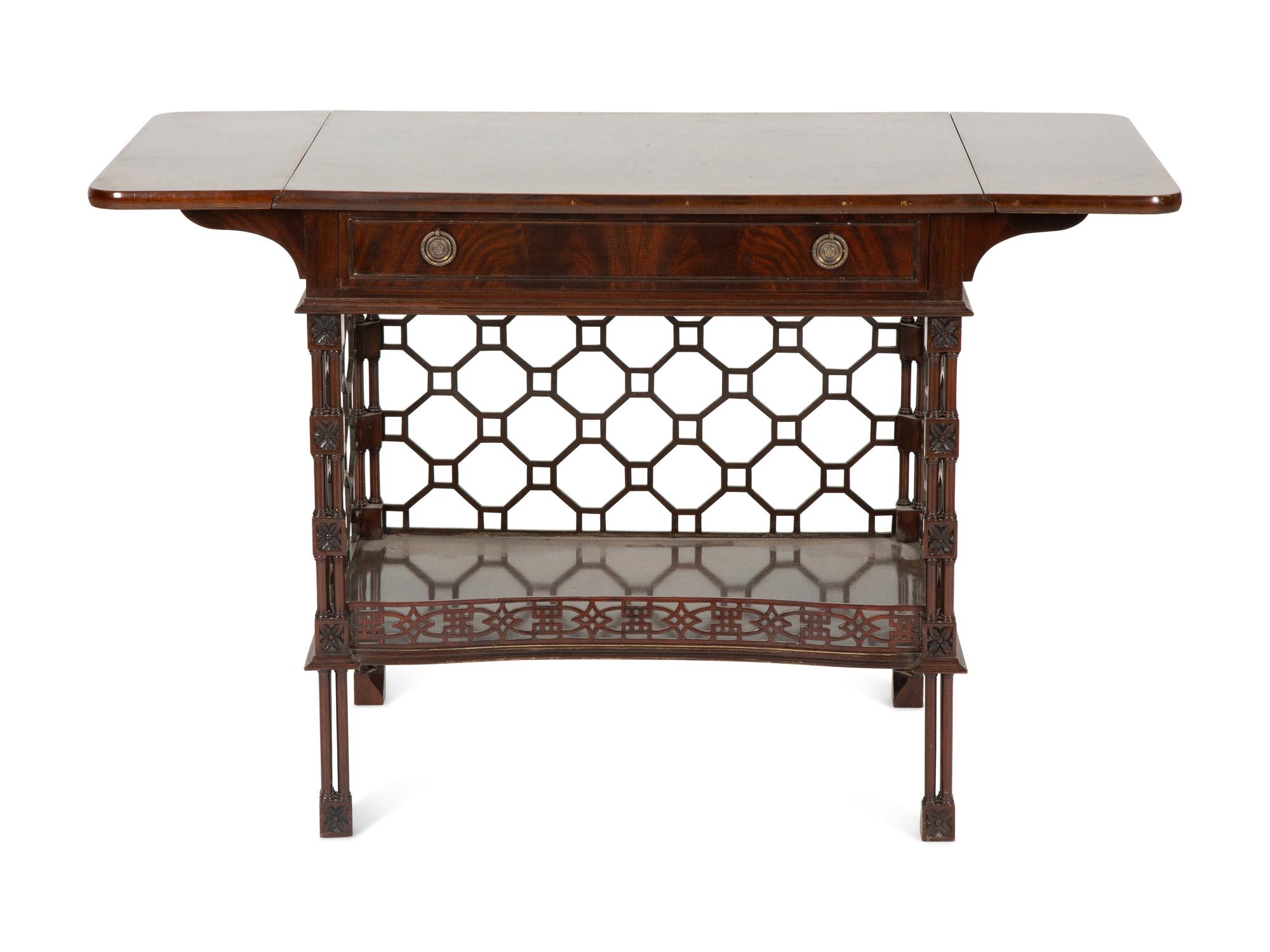 A Regency Mahogany Drop Leaf Table