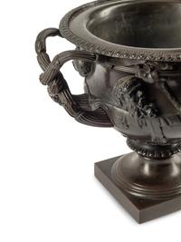 A Grand Tour Bronze Model of the Warwick Vase
