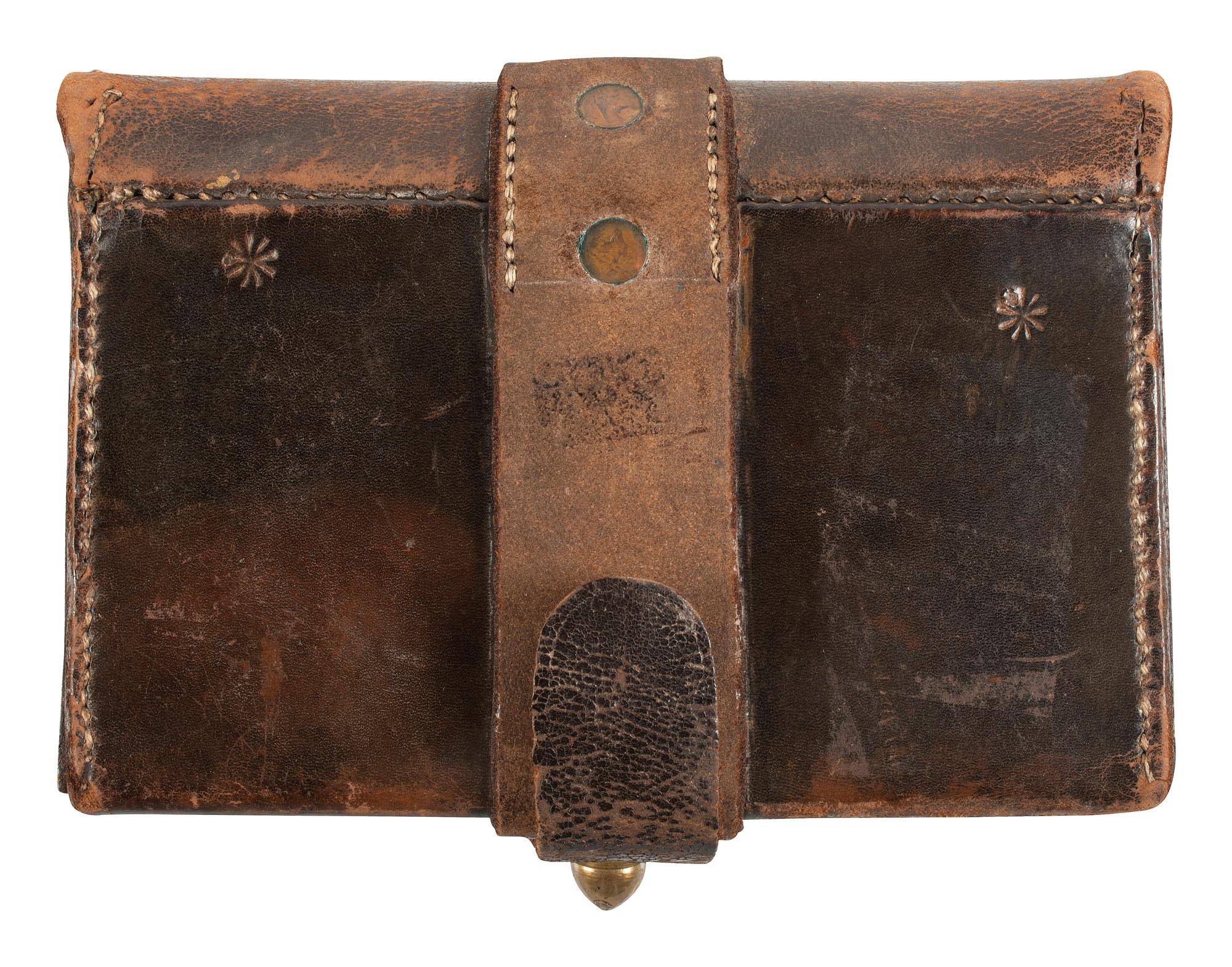 [CIVIL WAR]. Mann's Patent cartridge box by Gaylord, Chicopee, MA.