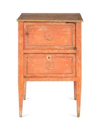 An Italian Neoclassical Painted Commodino