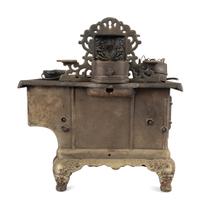 A 'Triumph' Range Salesman's Sample or Child's Toy Cast Iron Stove