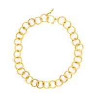 COOMI, HIGH KARAT YELLOW GOLD AND DIAMOND CHAIN NECKLACE