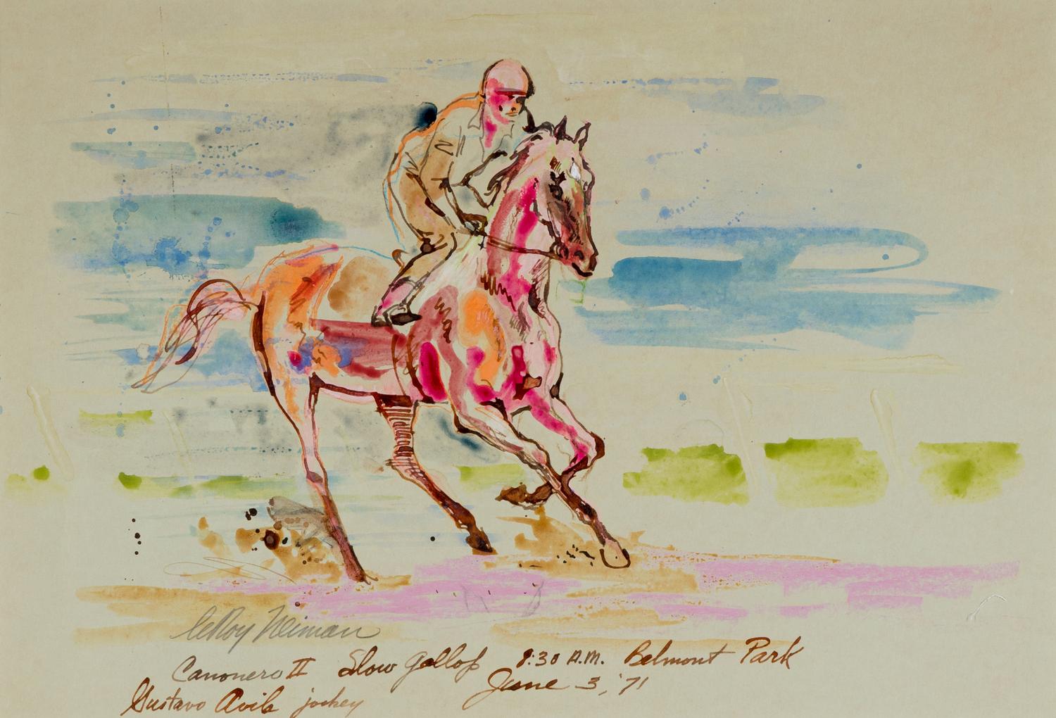Cannonero II, Slow Gallop, 8:30 A.M, Belmont Park , 1971