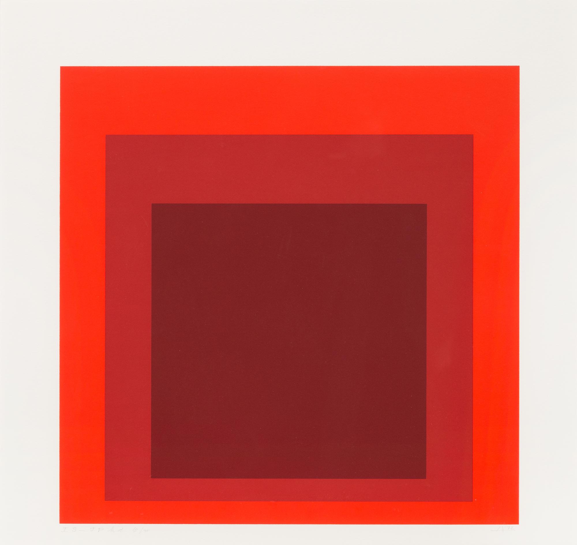 Josef Albers, (American/German, 1888-1976), I-S JP, 1972