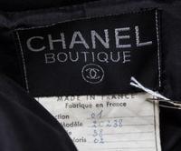 A Chanel Black Wool Jacket, Size 38.
