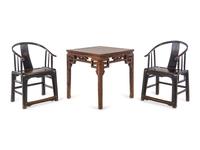 A Set of Chinese Softwood Furniture