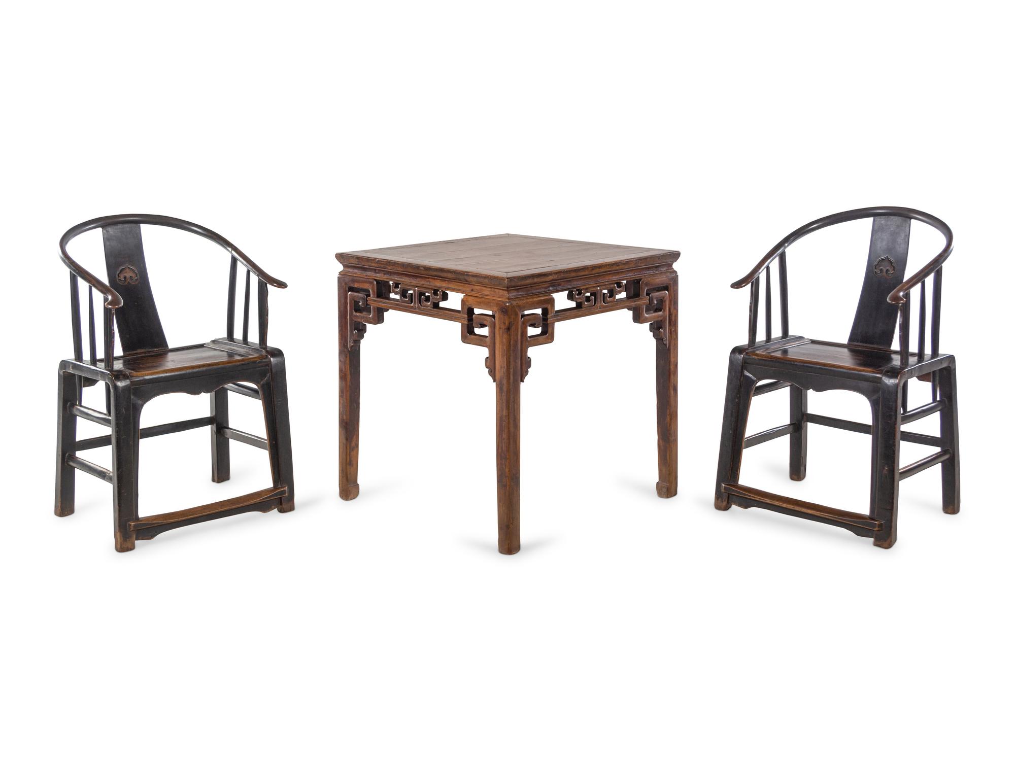 A Set of Chinese Softwood Furniture
